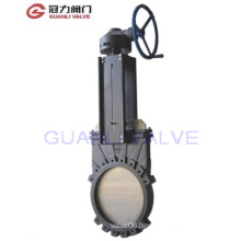 Bevel Gear Knife Gate Valve for Water Treatment Industry